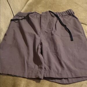 Casual Grey Shorts with Drawstring